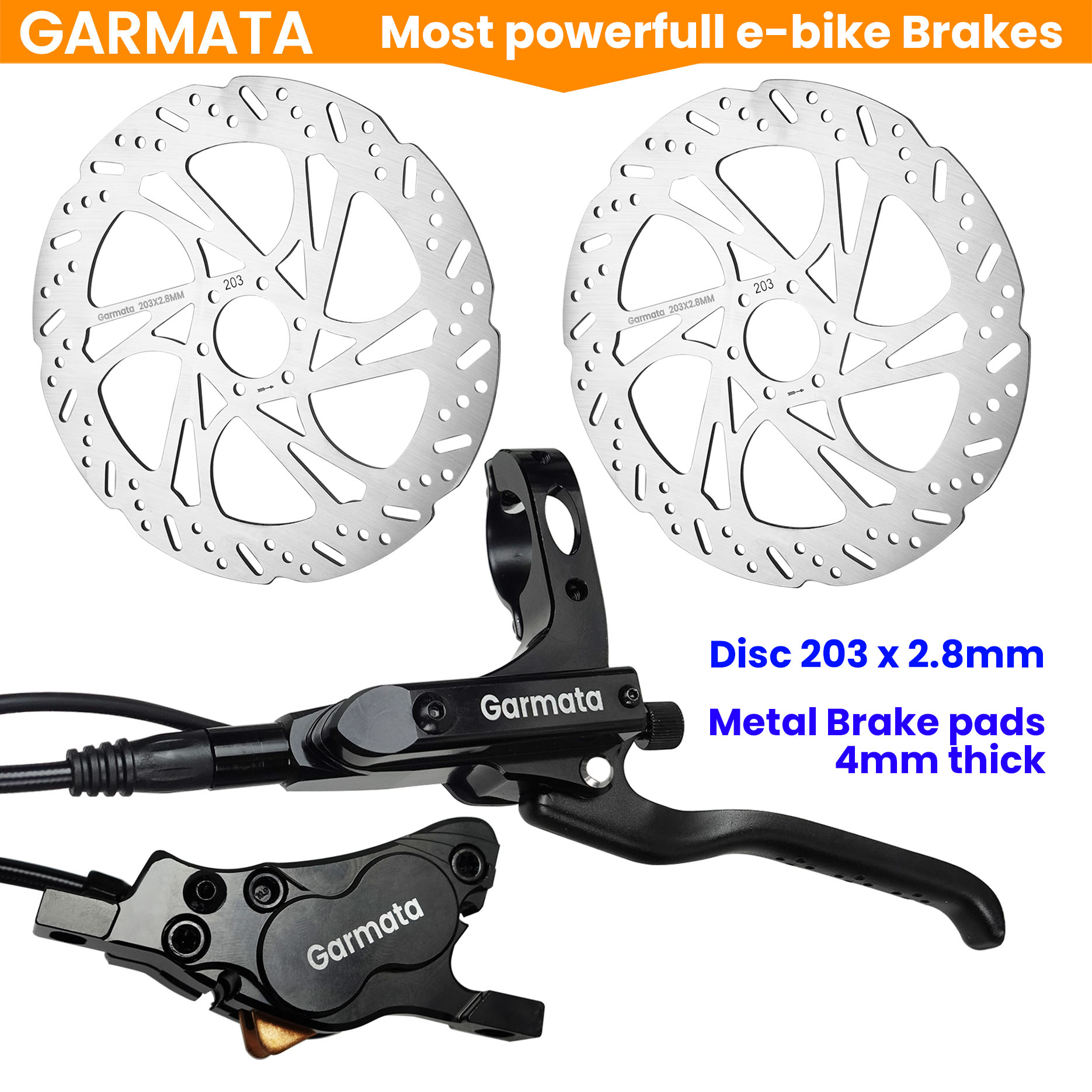 Motorcycle Brake Pads - Garmata Bicycle Oil Brakes UB1 CNC